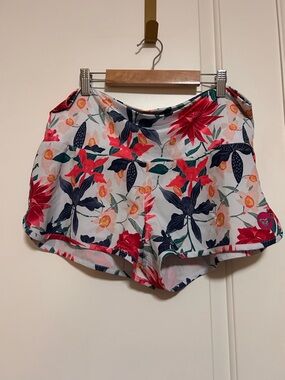 ☀️🌸Roxy Quick Dry Floral 🌊 Active Water wide waist Shorts  🌸☀️